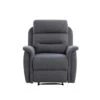 Fauteuil De Relaxation 1 Place En Tissu Gris LÉON - Gris Anthracite 11 Fauteuil De Relaxation 1 Place En Tissu Gris LÉON - Gris Anthracite -Deco.fr Soldes Boutique fauteuil 14639585
