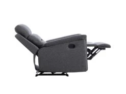 Fauteuil De Relaxation 1 Place En Tissu Gris LÉON - Gris Anthracite 15 Fauteuil De Relaxation 1 Place En Tissu Gris LÉON - Gris Anthracite -Deco.fr Soldes Boutique fauteuil 14639595