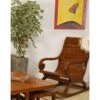 EDEN - Rockingchair Marron Bois Mindi -Deco.fr Soldes Boutique fauteuil 14651831