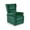 Fauteuil Relax Inclinable En Tissu - Vert Foncé -Deco.fr Soldes Boutique fauteuil 14700817