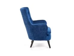 Fauteuil Rembourré En Velours 70 X 78 X 100 Cm - Bleu Foncé -Deco.fr Soldes Boutique fauteuil 14700845