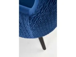 Fauteuil Rembourré En Velours 70 X 78 X 100 Cm - Bleu Foncé -Deco.fr Soldes Boutique fauteuil 14700851