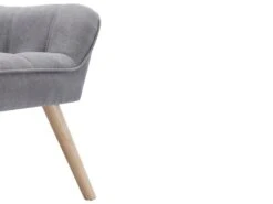 Fauteuil En Tissu Gris CASERTA -Deco.fr Soldes Boutique fauteuil 14801867