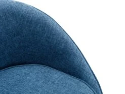 Fauteuil En Tissu Bleu LINDALE 11 Fauteuil En Tissu Bleu LINDALE -Deco.fr Soldes Boutique fauteuil 14938749