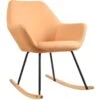 Fauteuil à Bascule Design "Cullman" 89cm Orange -Deco.fr Soldes Boutique fauteuil 15026289