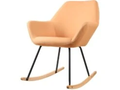 Fauteuil à Bascule Design "Cullman" 89cm Orange -Deco.fr Soldes Boutique fauteuil 15026291