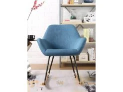 Fauteuil à Bascule Design "Cullman" 89cm Bleu 9 Fauteuil à Bascule Design "Cullman" 89cm Bleu -Deco.fr Soldes Boutique fauteuil 15026365