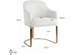 Fauteuil Hadley Bouclé CHR 11 Fauteuil Hadley Bouclé CHR -Deco.fr Soldes Boutique fauteuil 15173129