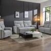 Fauteuil Relax électrique En Tissu Gris BENJAMIN -Deco.fr Soldes Boutique fauteuil 15289791