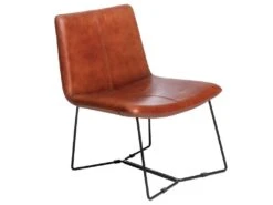 Fauteuil En Cuir Marron Chahinaize 6 Fauteuil En Cuir Marron Chahinaize -Deco.fr Soldes Boutique fauteuil 15718061
