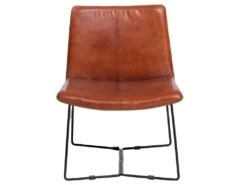 Fauteuil En Cuir Marron Chahinaize 9 Fauteuil En Cuir Marron Chahinaize -Deco.fr Soldes Boutique fauteuil 15718067