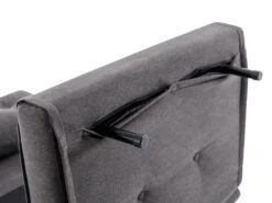 Fauteuil Convertible En Tissu Anthracite URIBIA -Deco.fr Soldes Boutique fauteuil 15882189