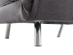 Fauteuil Convertible En Tissu Anthracite URIBIA -Deco.fr Soldes Boutique fauteuil 15882191