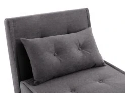 Fauteuil Convertible En Tissu Anthracite URIBIA -Deco.fr Soldes Boutique fauteuil 15882193