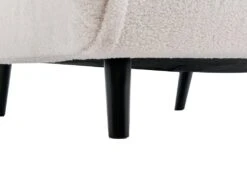 Fauteuil Convertible En Tissu Bouclette Ivoire URIBIA 14 Fauteuil Convertible En Tissu Bouclette Ivoire URIBIA -Deco.fr Soldes Boutique fauteuil 15920473