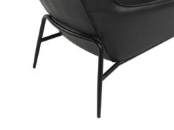 Fauteuil En Cuir De Buffle Noir DINNIA -Deco.fr Soldes Boutique fauteuil 15940449