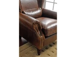 Fauteuil 100% Cuir EDOUARD - Marron 12 Fauteuil 100% Cuir EDOUARD - Marron -Deco.fr Soldes Boutique fauteuil 160087