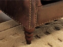 Fauteuil 100% Cuir EDOUARD - Marron 15 Fauteuil 100% Cuir EDOUARD - Marron -Deco.fr Soldes Boutique fauteuil 160088