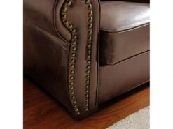 Fauteuil En Cuir HECTOR - Marron -Deco.fr Soldes Boutique fauteuil 160127