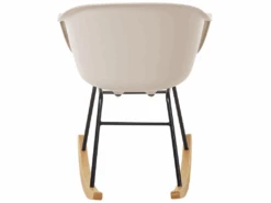 Chaise à Bascule Beige HARMONY -Deco.fr Soldes Boutique fauteuil 16214391