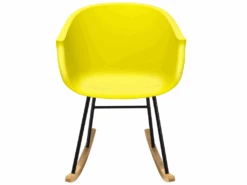 Chaise à Bascule Jaune HARMONY 13 Chaise à Bascule Jaune HARMONY -Deco.fr Soldes Boutique fauteuil 16214595