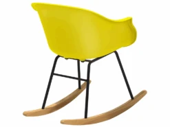 Chaise à Bascule Jaune HARMONY 15 Chaise à Bascule Jaune HARMONY -Deco.fr Soldes Boutique fauteuil 16214599