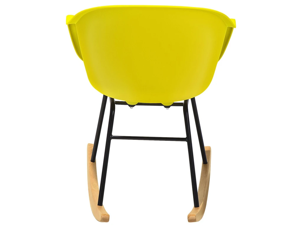 Chaise à Bascule Jaune HARMONY 7 Chaise à Bascule Jaune HARMONY – Image 7