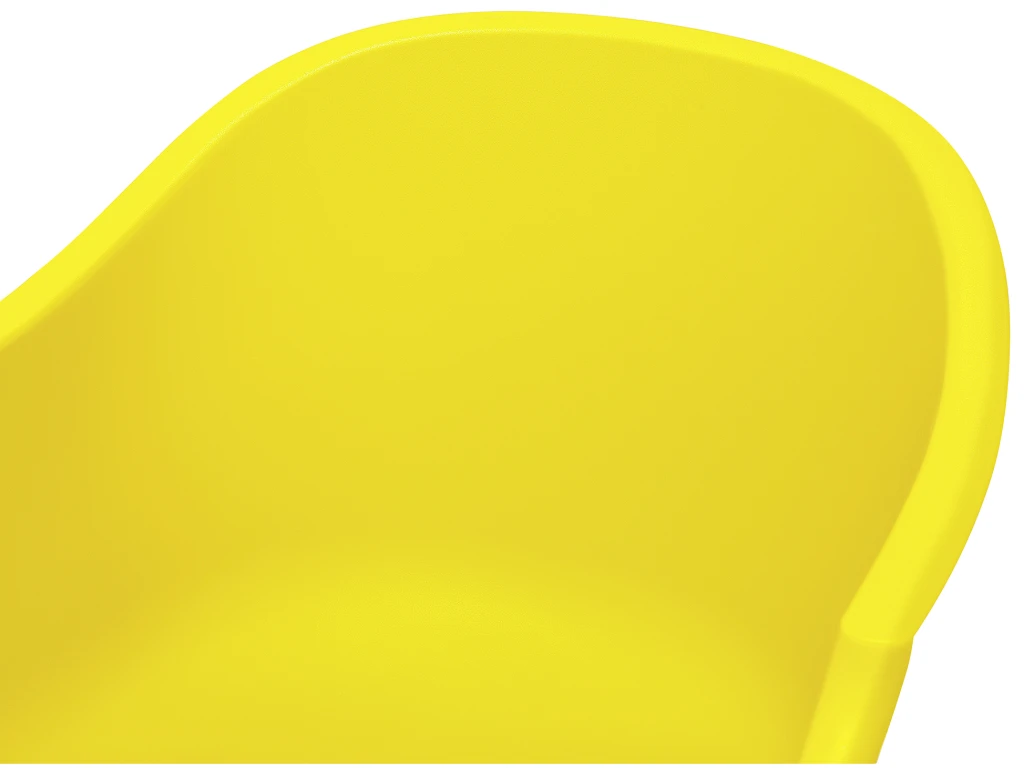 Chaise à Bascule Jaune HARMONY 8 Chaise à Bascule Jaune HARMONY – Image 8