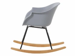 Chaise à Bascule Grise HARMONY -Deco.fr Soldes Boutique fauteuil 16214659