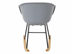 Chaise à Bascule Grise HARMONY -Deco.fr Soldes Boutique fauteuil 16214663