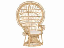 Fauteuil En Rotin Clair EMMANUELLE