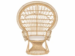 Fauteuil En Rotin Clair EMMANUELLE -Deco.fr Soldes Boutique fauteuil 16215941