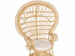 Fauteuil En Rotin Clair EMMANUELLE -Deco.fr Soldes Boutique fauteuil 16215949