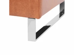 Fauteuil En Cuir PU Marron Doré VIND -Deco.fr Soldes Boutique fauteuil 16216455