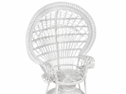 Fauteuil En Rotin Blanc EMMANUELLE -Deco.fr Soldes Boutique fauteuil 16216799