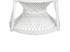 Fauteuil En Rotin Blanc EMMANUELLE -Deco.fr Soldes Boutique fauteuil 16216803