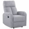 Fauteuil De Relaxation En Tissu Gris Avec LEDs Et Port USB SOMERO -Deco.fr Soldes Boutique fauteuil 16613311