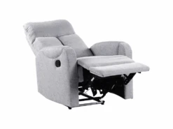 Fauteuil De Relaxation En Tissu Gris Avec LEDs Et Port USB SOMERO 15 Fauteuil De Relaxation En Tissu Gris Avec LEDs Et Port USB SOMERO -Deco.fr Soldes Boutique fauteuil 16613321