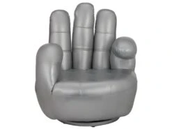 Fauteuil Main Pivotant CATCHY En Simili - Doré -Deco.fr Soldes Boutique fauteuil 166696 3