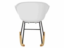 Chaise à Bascule Blanche HARMONY -Deco.fr Soldes Boutique fauteuil 16682459