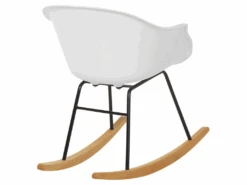 Chaise à Bascule Blanche HARMONY -Deco.fr Soldes Boutique fauteuil 16682461