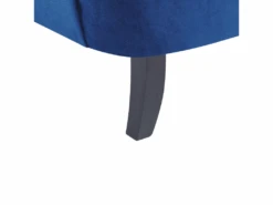 Fauteuil Style Chesterfield En Tissu Bleu Marine VIBORG II -Deco.fr Soldes Boutique fauteuil 16683935