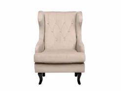Fauteuil En Velours Beige ALTA 12 Fauteuil En Velours Beige ALTA -Deco.fr Soldes Boutique fauteuil 16686443