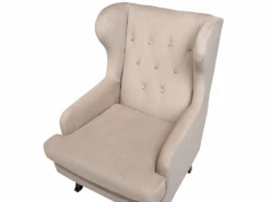 Fauteuil En Velours Beige ALTA 15 Fauteuil En Velours Beige ALTA -Deco.fr Soldes Boutique fauteuil 16686449
