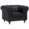 Fauteuil En Tissu Noir CHESTERFIELD Big -Deco.fr Soldes Boutique fauteuil 17174919