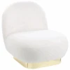 Fauteuil à Poil Bouclé Blanc LOVIISA
