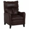 Fauteuil Inclinable En Tissu Marron ROYSTON -Deco.fr Soldes Boutique fauteuil 17475505 1
