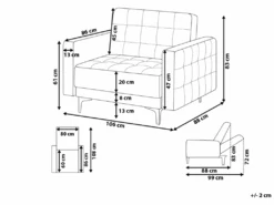 Fauteuil En Cuir PU Marron ABERDEEN -Deco.fr Soldes Boutique fauteuil 17475529