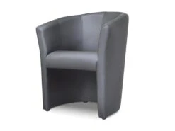 Fauteuil Cabriolet En Simili RANIN - Gris