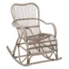 Rocking Chair Rotin Grisé - RICKY -Deco.fr Soldes Boutique fauteuil 17627067